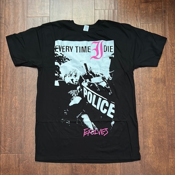 Every Time I Die EX Lives Black Graphic T-Shirt, Size Large, NWOT - Picture 1 of 7